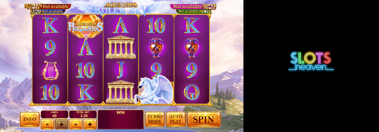 Register with Slots Heaven to get Spins on Age of Gods