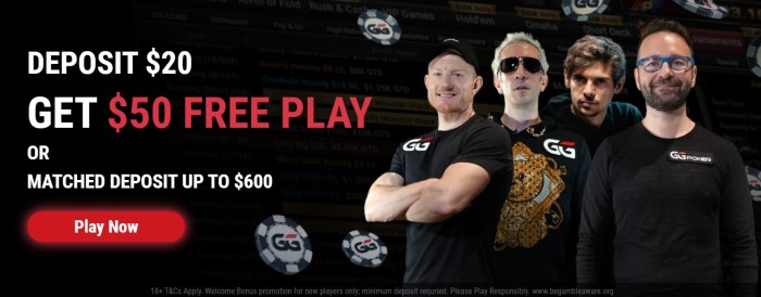 GG Poker Bonus Code