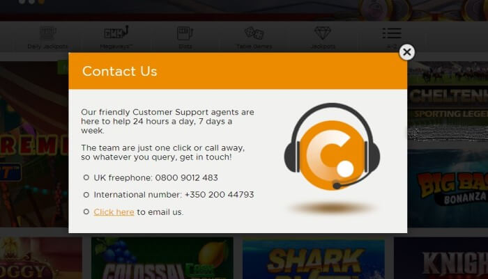 Casino.com Customer Support