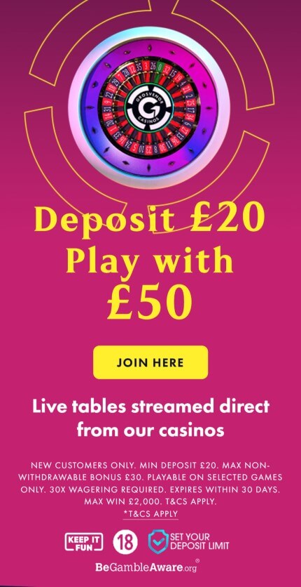 Grosvenor Casinos Bonus