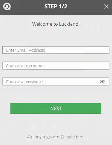 LuckLand Register